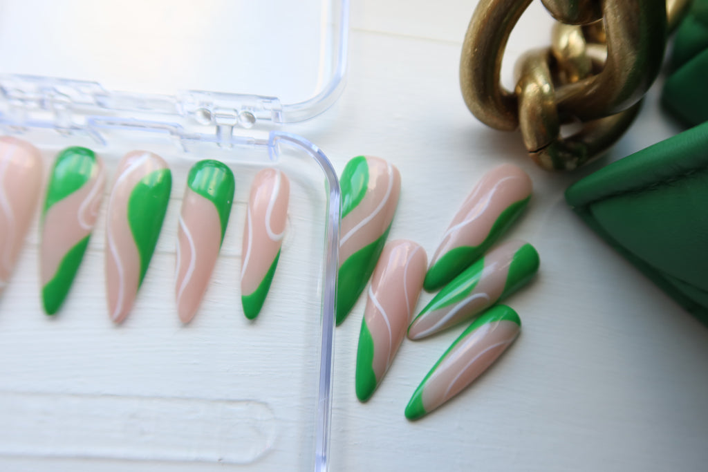 Bottega Green Swirls