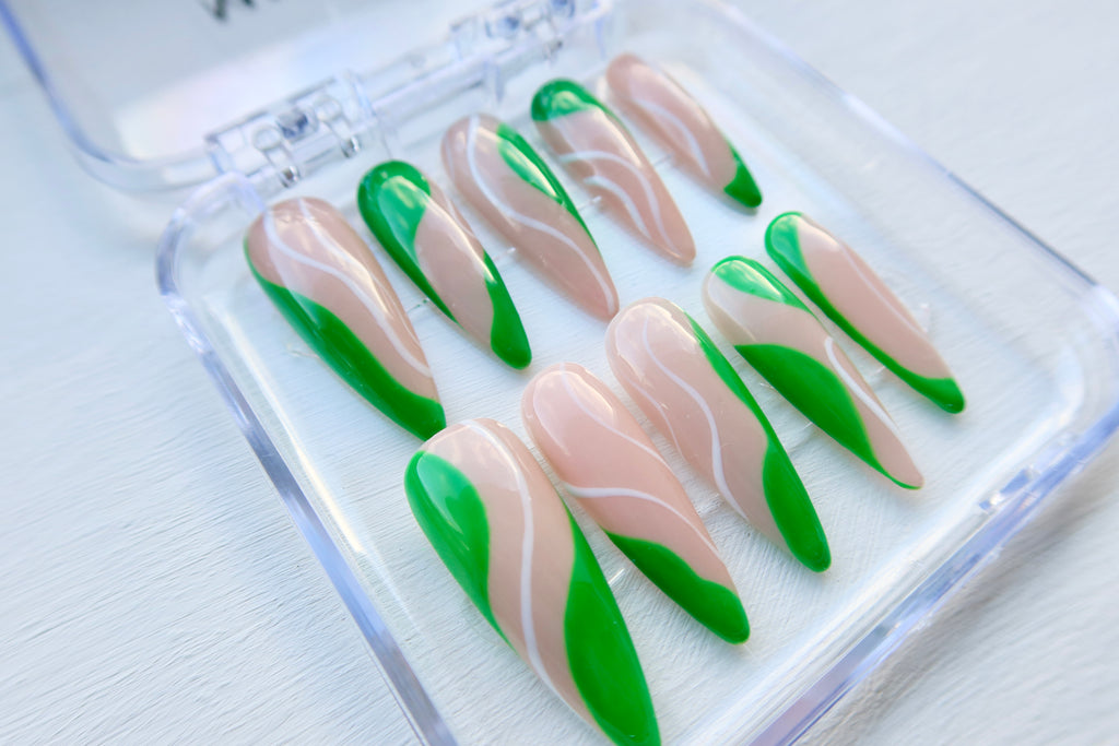 Bottega Green Swirls